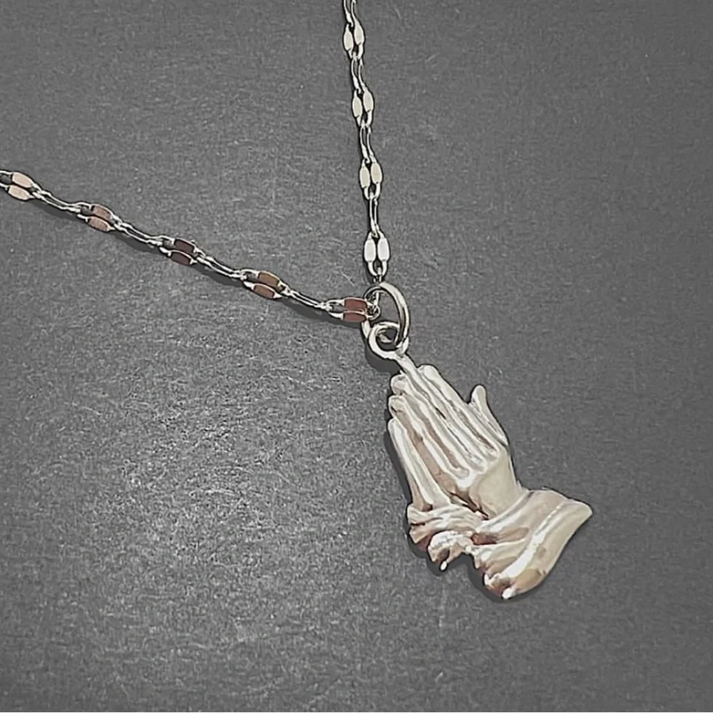 Pray Without Ceasing Necklace Platinum 🙏🏽 - Picture 4 of 5